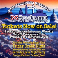 Join Greeks and Philhellenes from over the U.S. from 10/31/24 - 11/3/24 in DC for four days of parties geared exclusively for young professionals 21+! Events include Thursday Night and Saturday Afternoon Happy Hours, a Friday Greek Night, Saturday Late Night Party, and a Sunday afternoon Getaway Day Event! Click here for details!