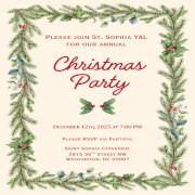 Please join the Saint Sophia YAL for our Christmas party at Saint Sophia Greek Orthodox Cathedral in Washington, DC on Friday, December 12, 2025 at 7:00 PM! Click here for details!