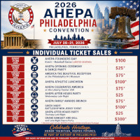 Join the AHEPA family July 26–31, 2026 in Philadelphia, PA for the 104th AHEPA Family Supreme Convention! Click here for details!
